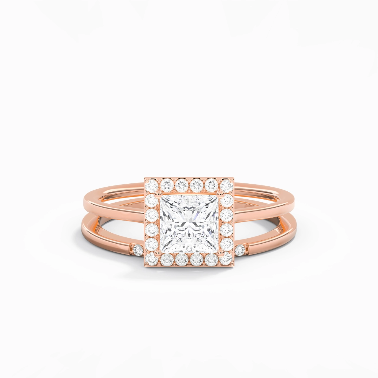 Argent sterling 925 Moissanite Ensemble d'alliances