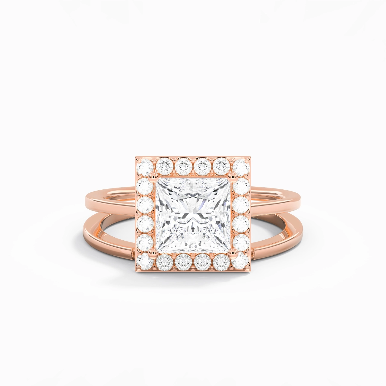Argent sterling 925 Moissanite Ensemble d'alliances