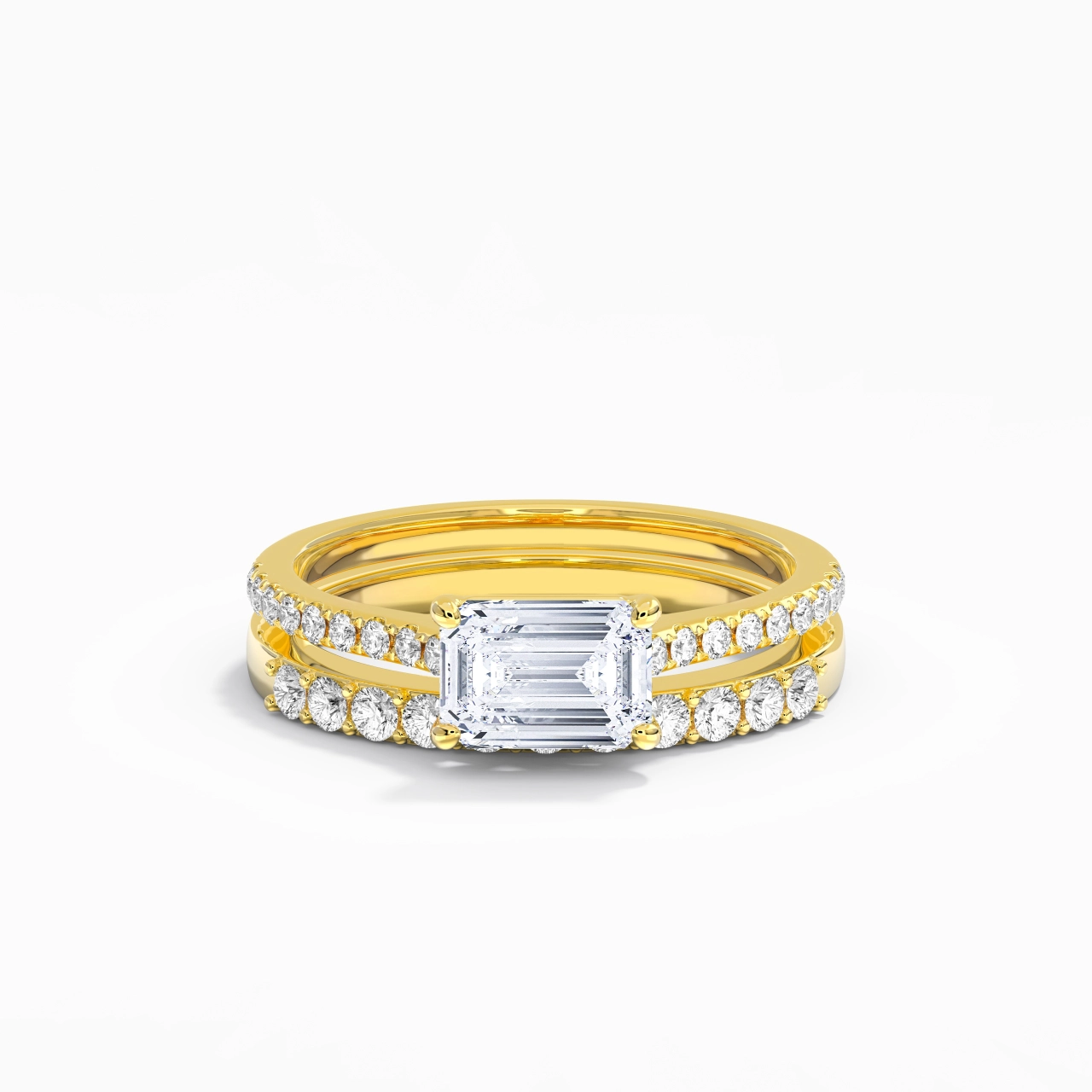 Delicate Women 925 Sterling Silver Bridal Set