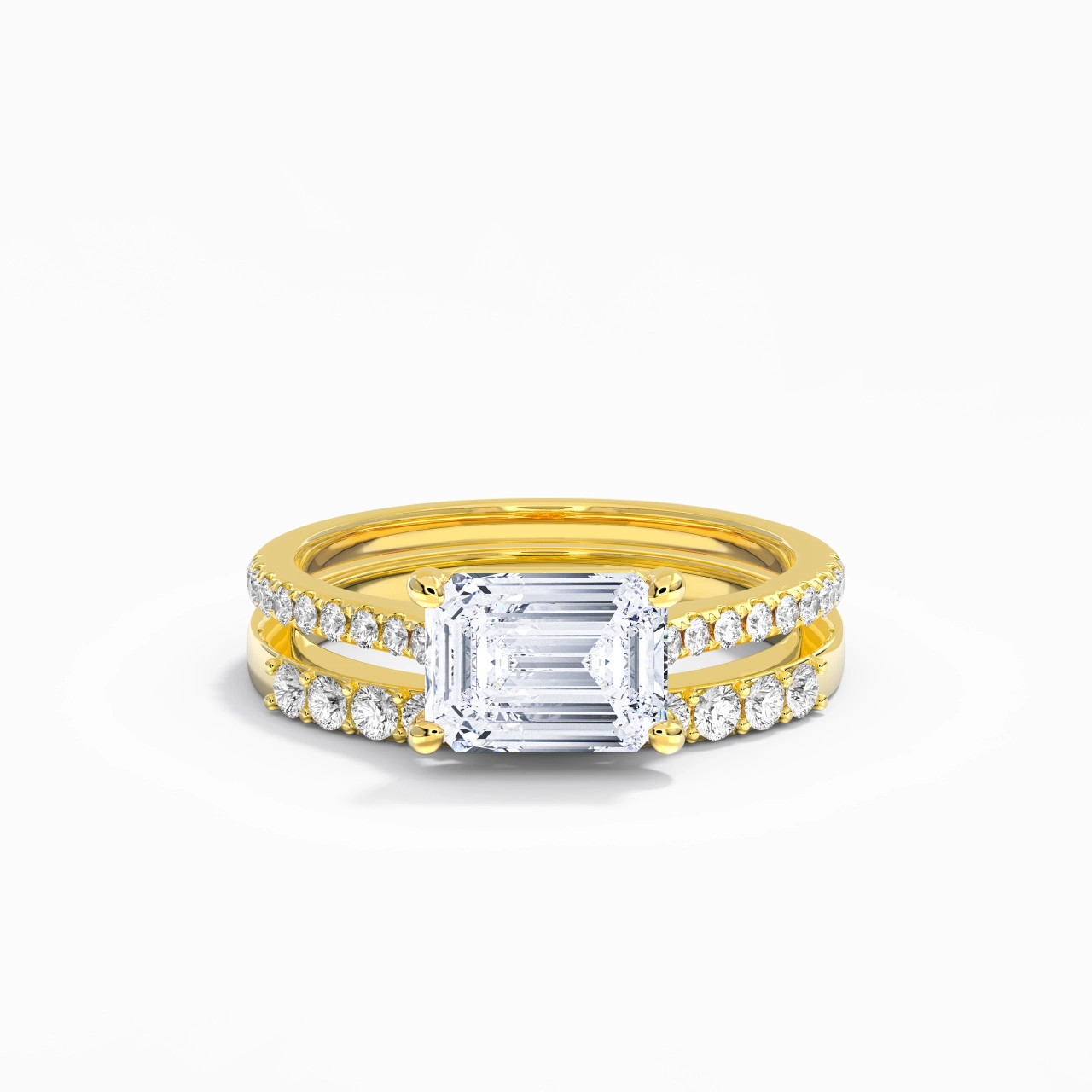 Delicate Women 925 Sterling Silver Bridal Set