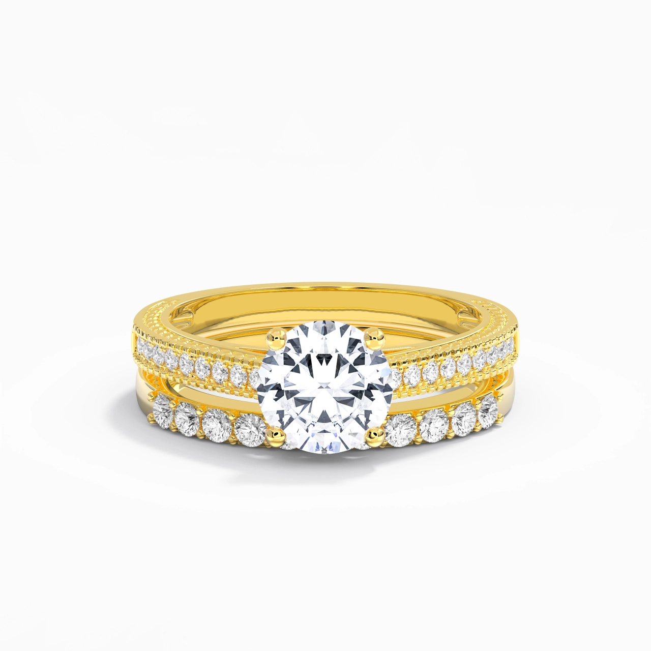 Plated Vintage Bridal Set
