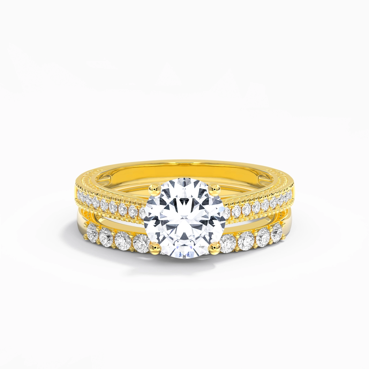 Plated Vintage Bridal Set