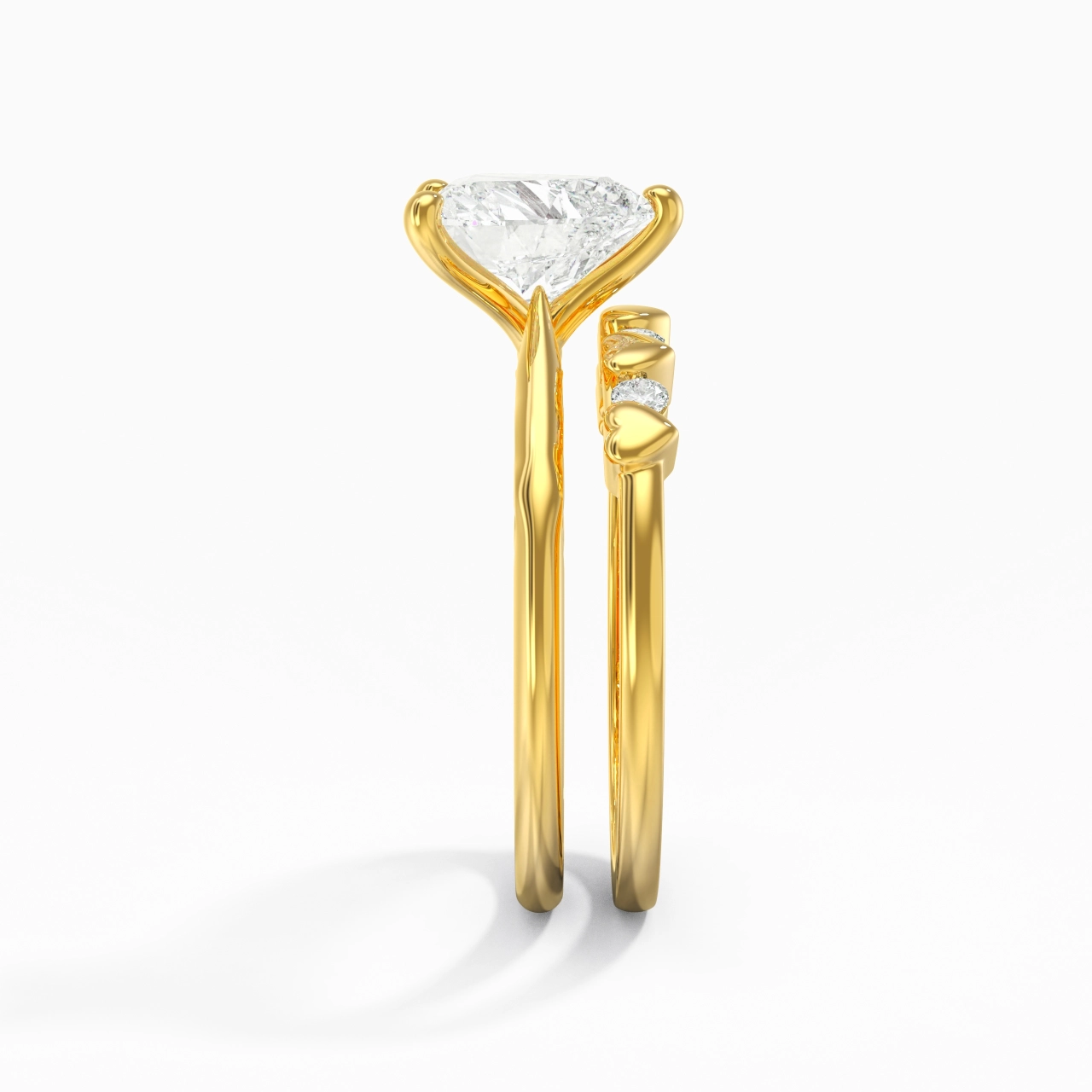 Plated Unique Infinity Bridal Set