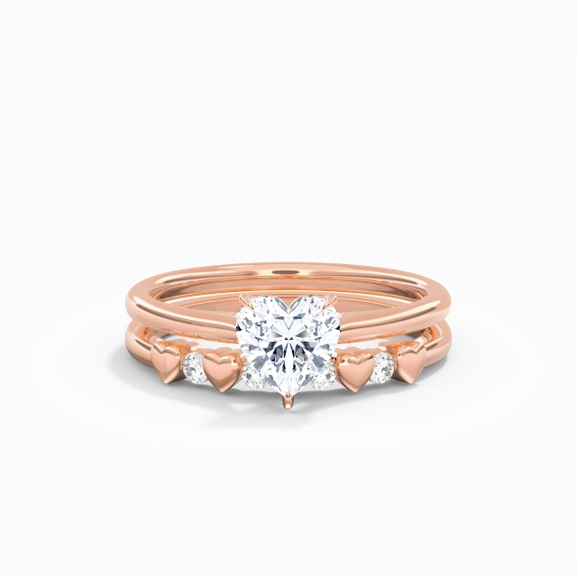 Délicat Cœur Moissanite Ensemble d'alliances 1.00ct En Blanc Argent sterling 925 Cathédrale Halo caché Tige Traditionnelle Délicat Cœur Moissanite Ensemble d'alliances 1.00ct En Blanc Argent sterling 925 Cathédrale Halo caché Tige Traditionnelle