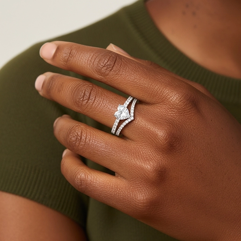 Plaqué Délicat Ensemble d'alliances