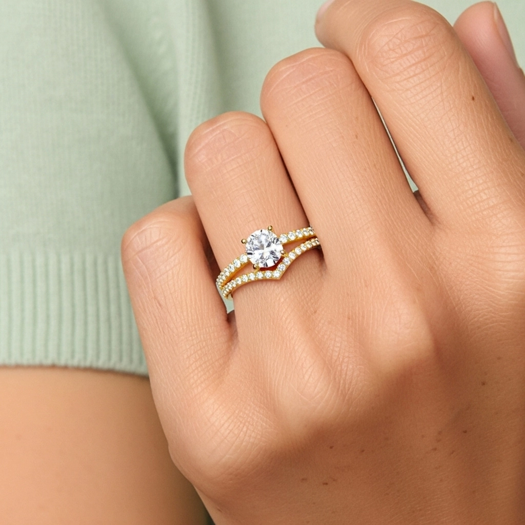 Plaqué Classique Ensemble nuptial