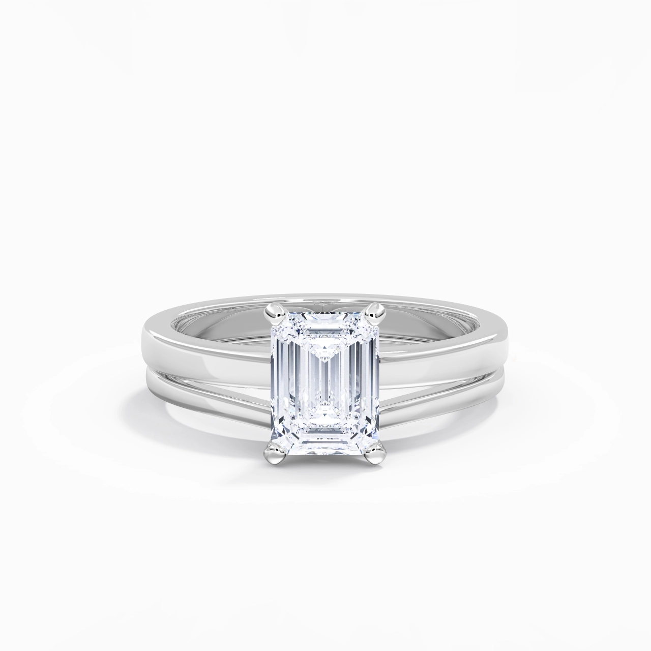 2.00ct Moissanite Wedding Ring Set 925 Sterling Silver