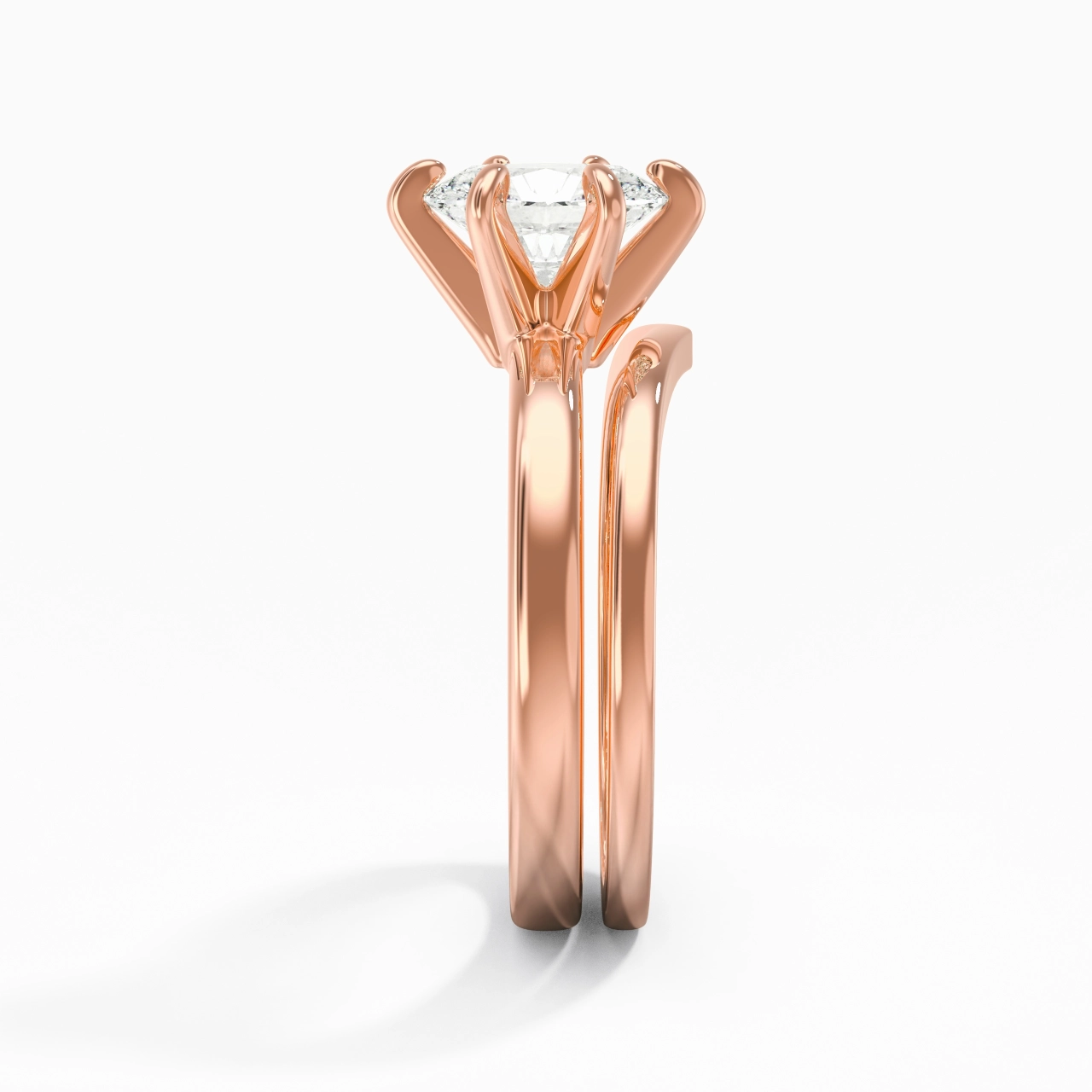 Classic Oval Cut Wedding Ring Set