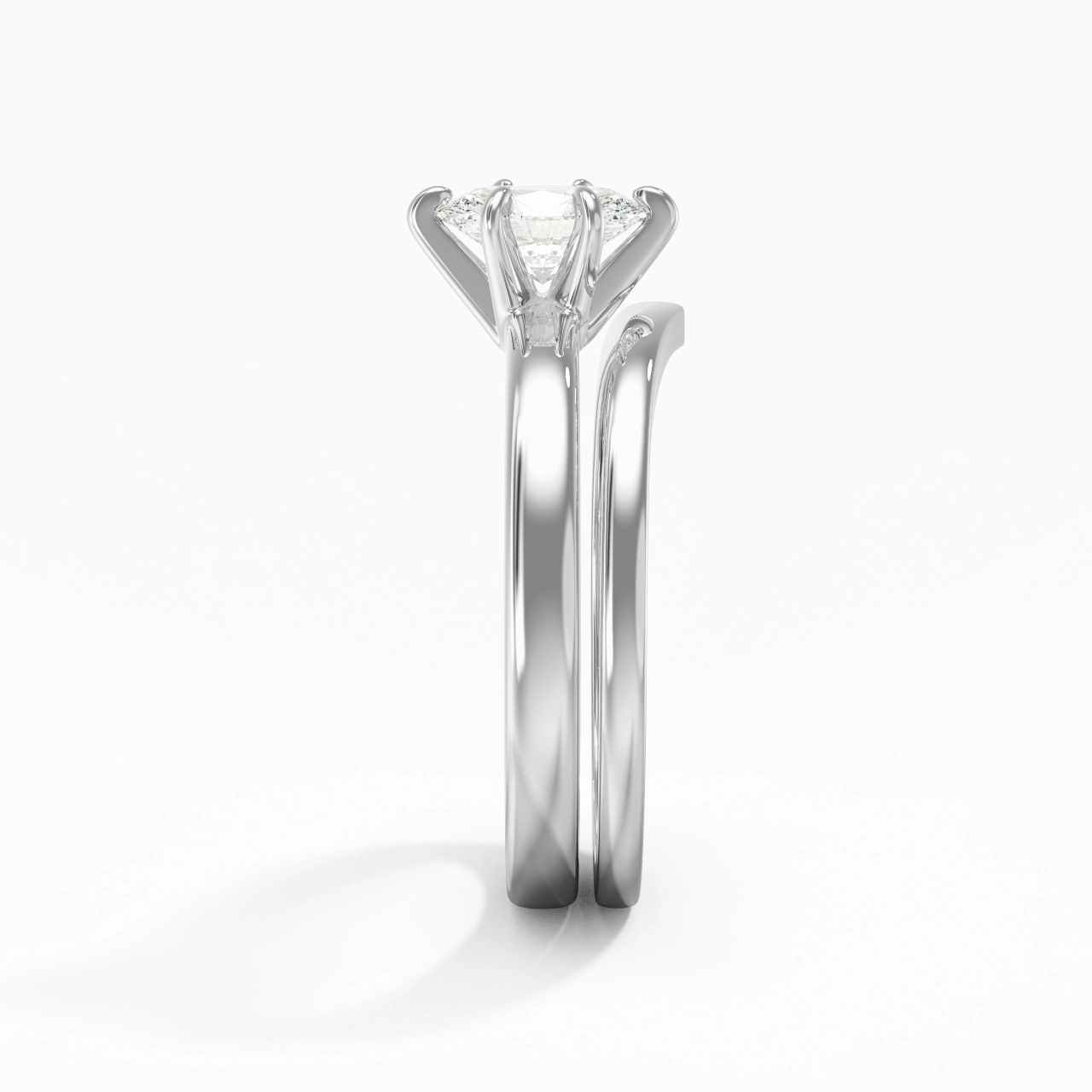 Classic Oval Cut Wedding Ring Set