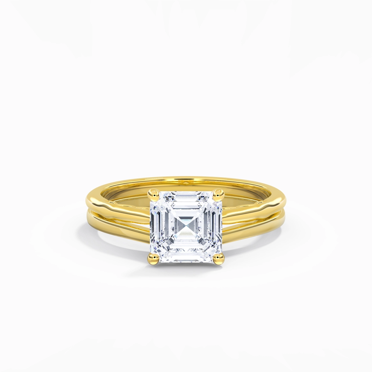 925 Sterling Silver Moissanite Bridal Set