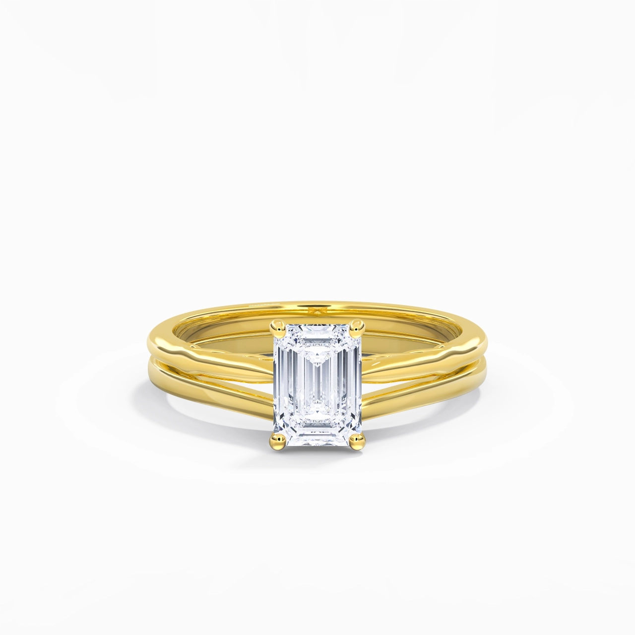 925 Sterling Silver Moissanite Bridal Set