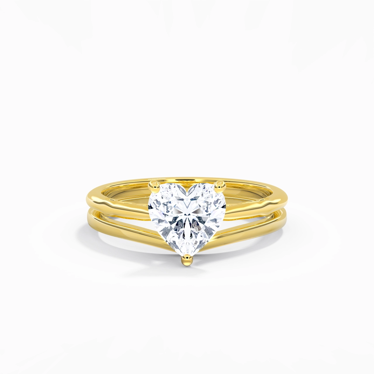 925 Sterling Silver Moissanite Bridal Set