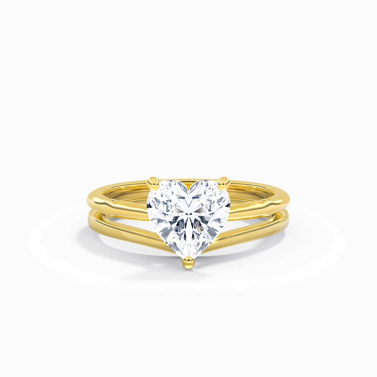 925 Sterling Silver Moissanite Bridal Set