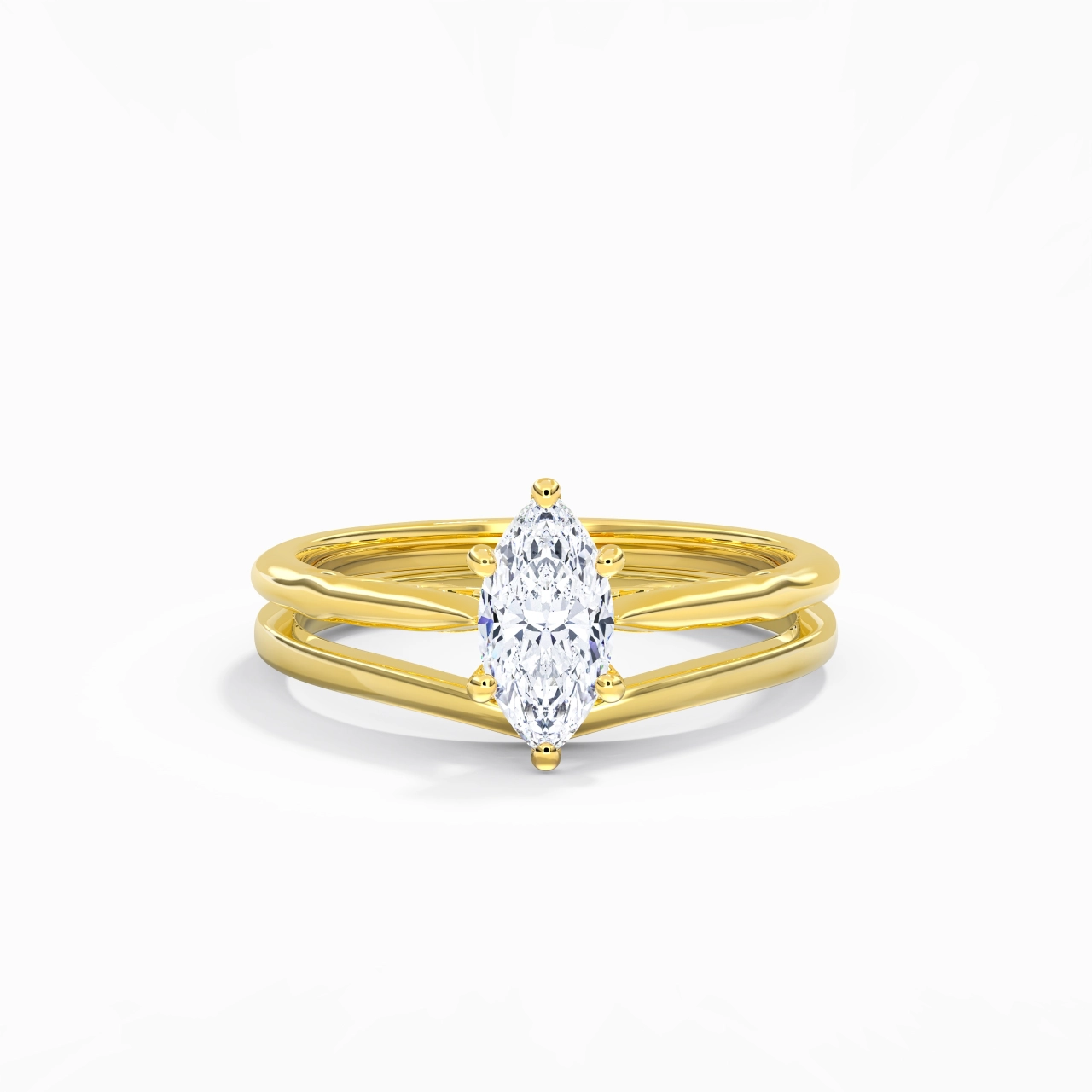 925 Sterling Silver Moissanite Bridal Set