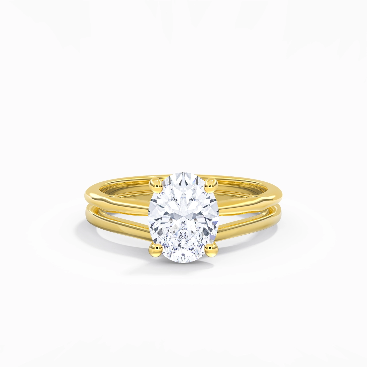 925 Sterling Silver Moissanite Bridal Set