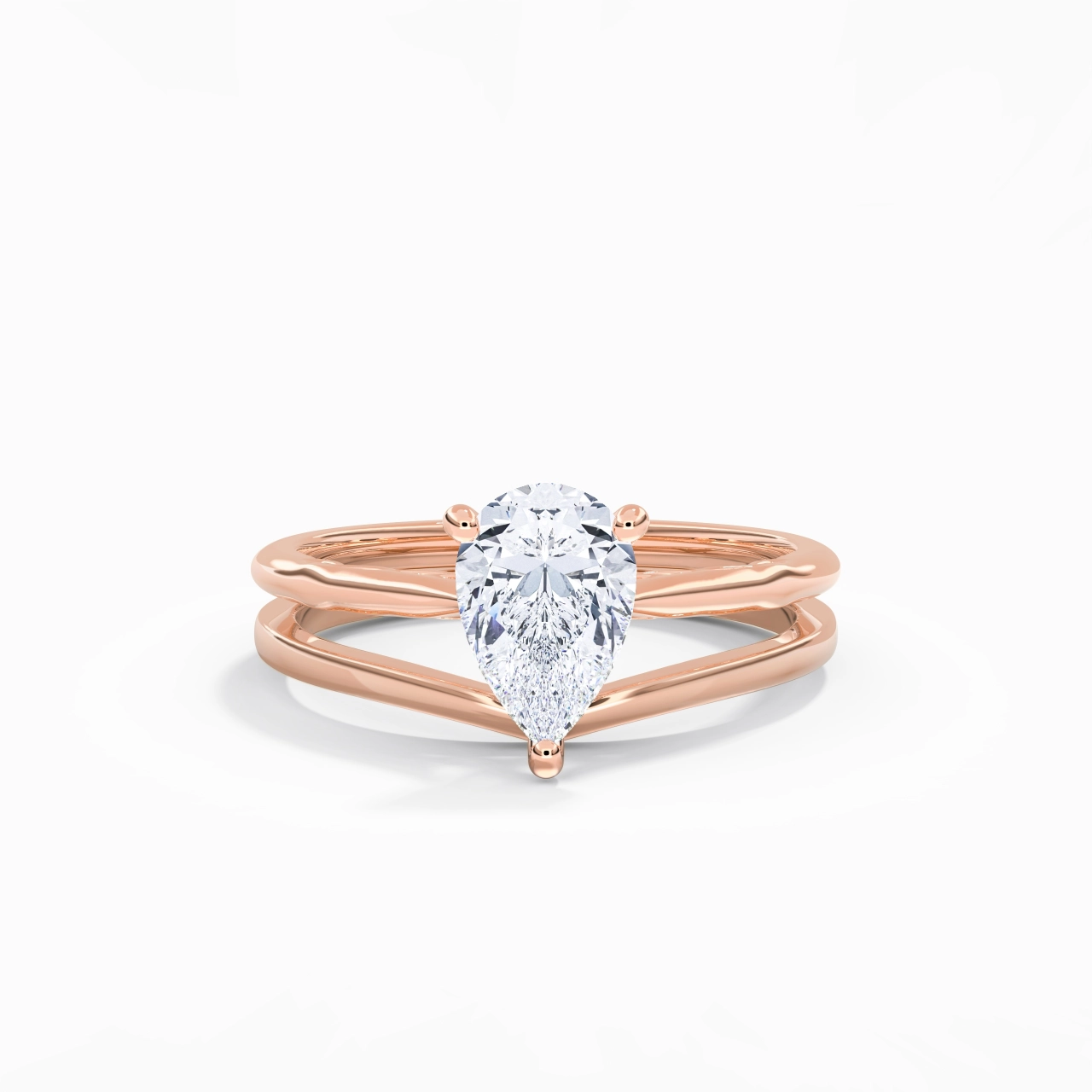 925 Sterling Silver Moissanite Bridal Set