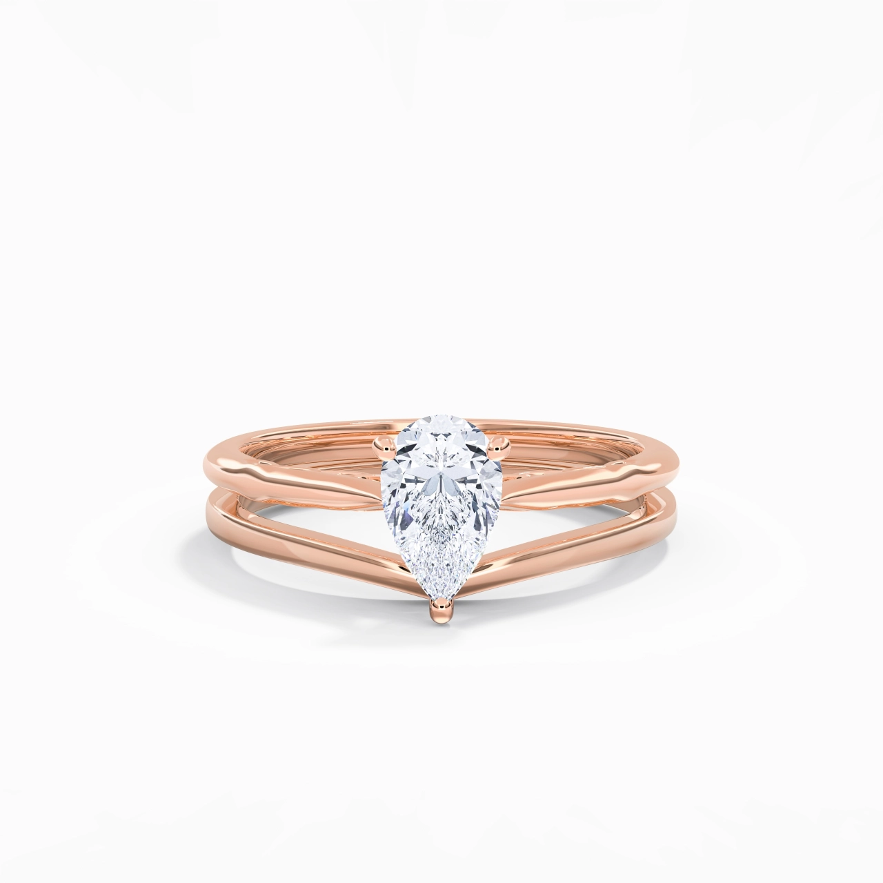 925 Sterling Silver Moissanite Bridal Set