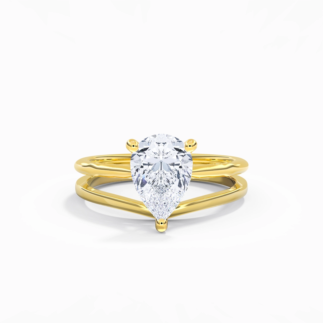 925 Sterling Silver Moissanite Bridal Set