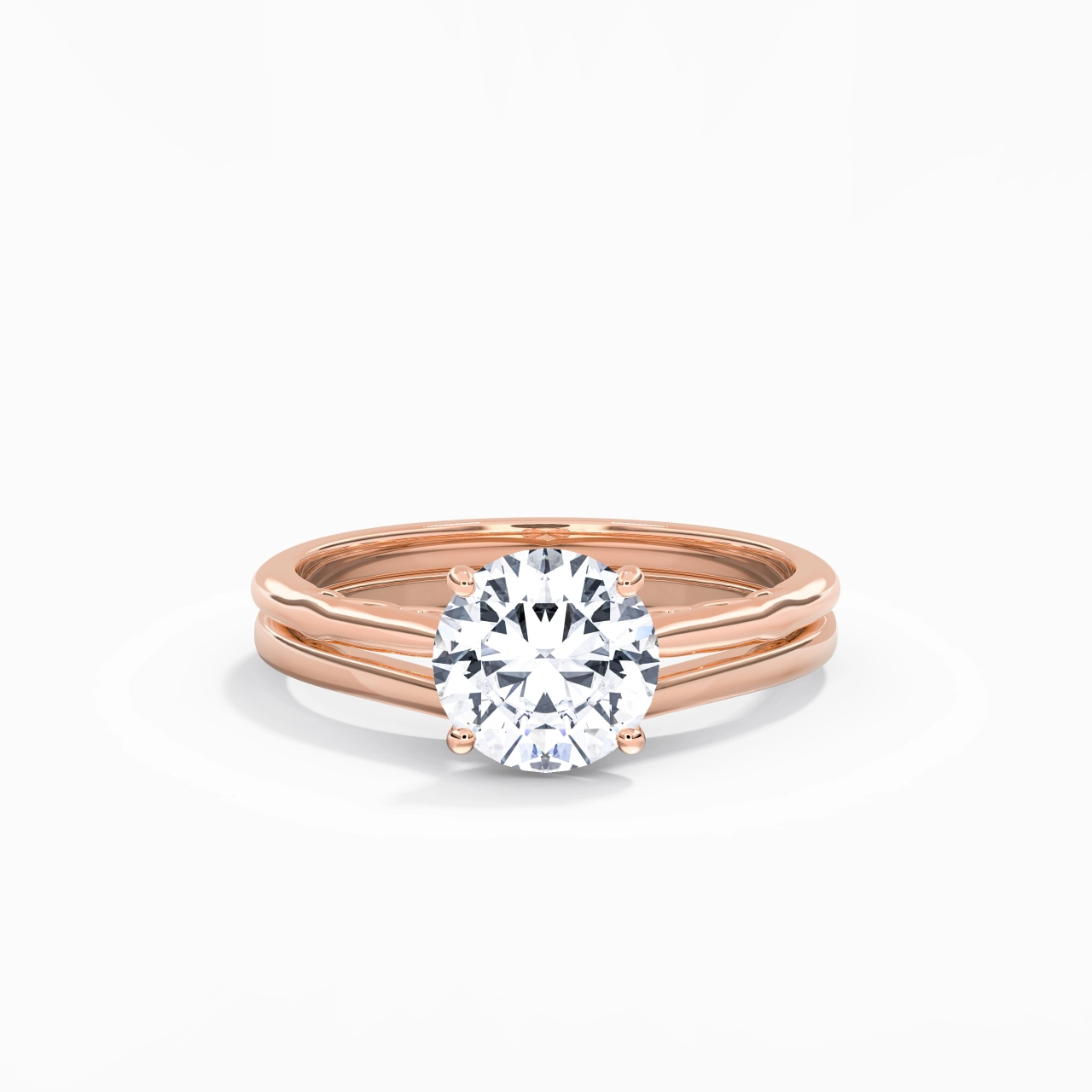 925 Sterling Silver Moissanite Bridal Set