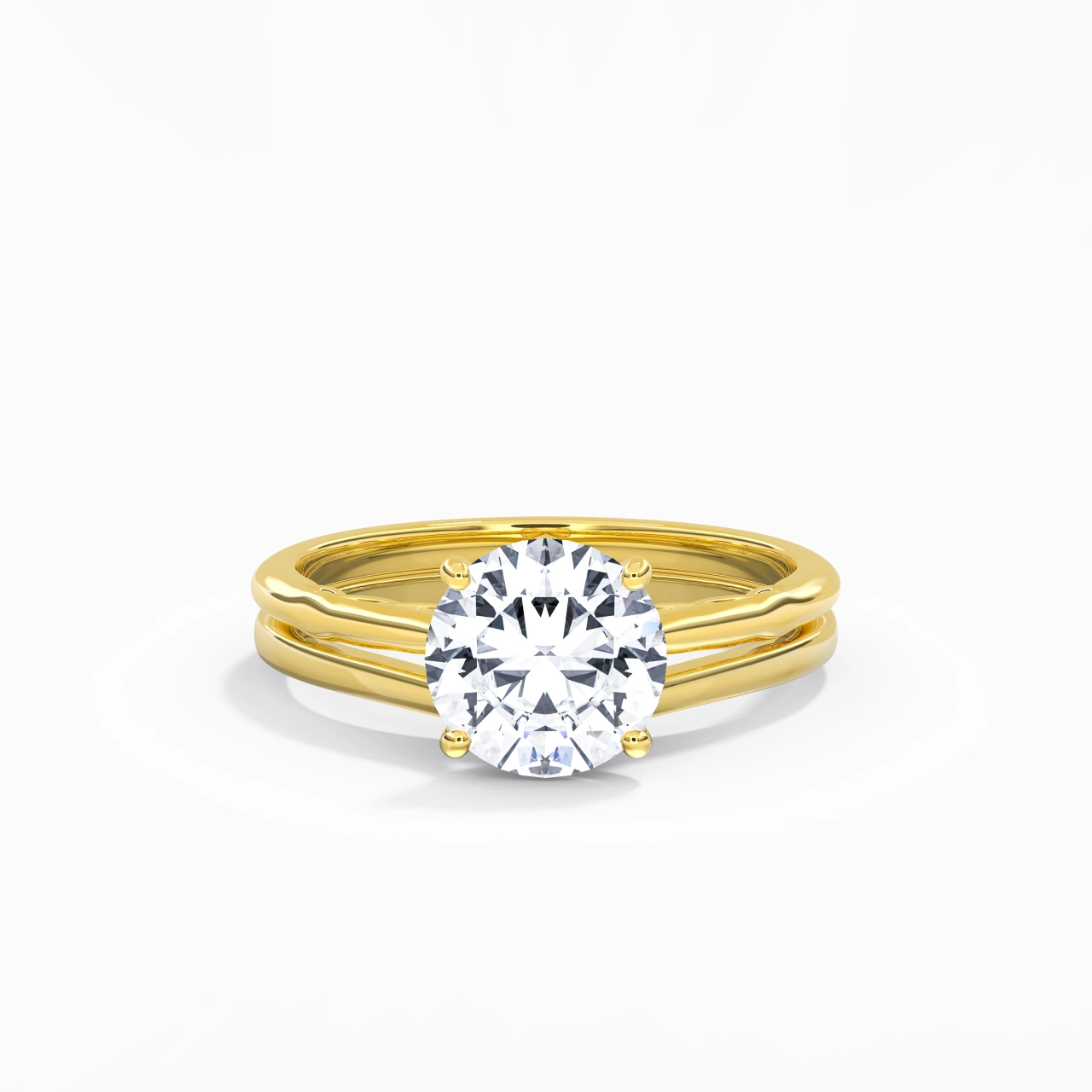 925 Sterling Silver Moissanite Bridal Set