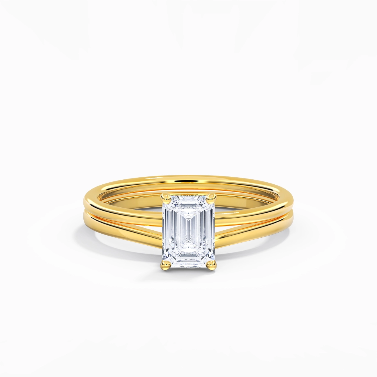 925 Sterling Silver Moissanite Bridal Set