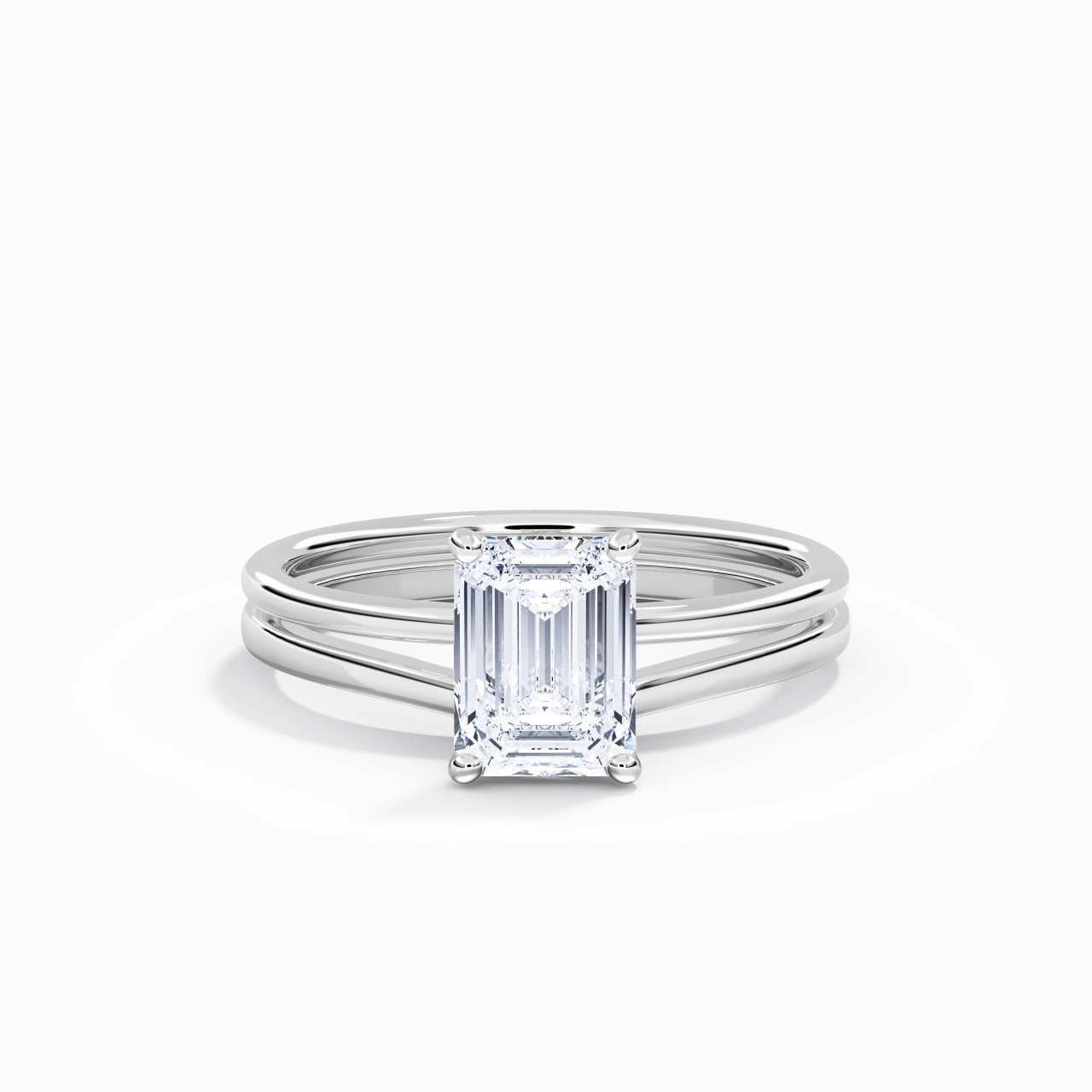 925 Sterling Silver Moissanite Bridal Set
