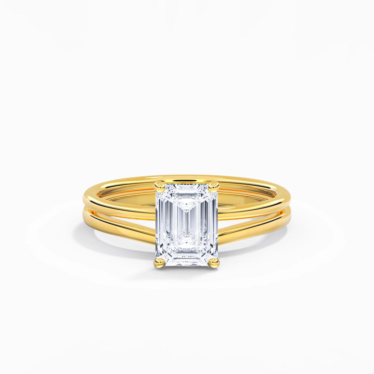 14K Gold Moissanite Bridal Set