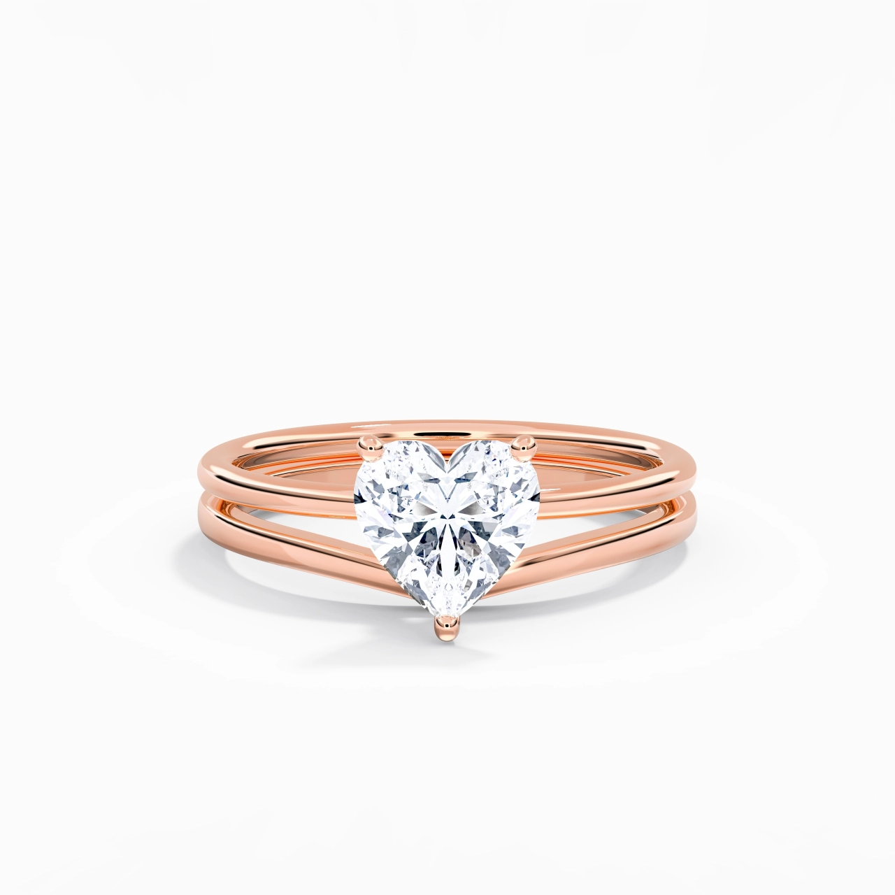 925 Sterling Silver Moissanite Bridal Set