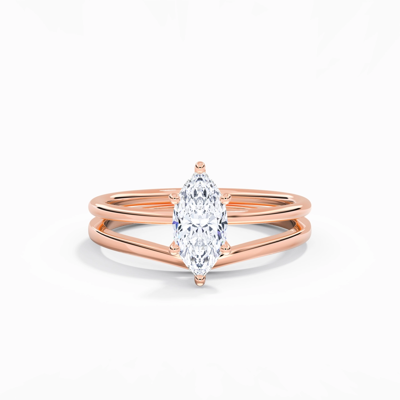925 Sterling Silver Moissanite Bridal Set