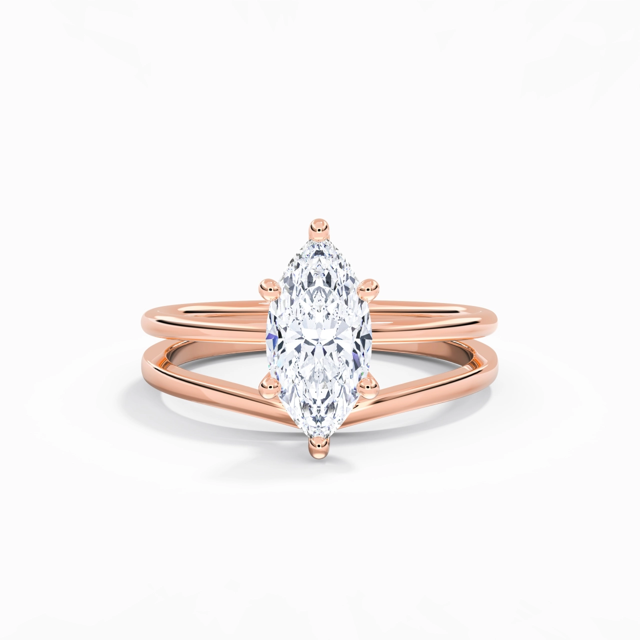925 Sterling Silver Moissanite Bridal Set