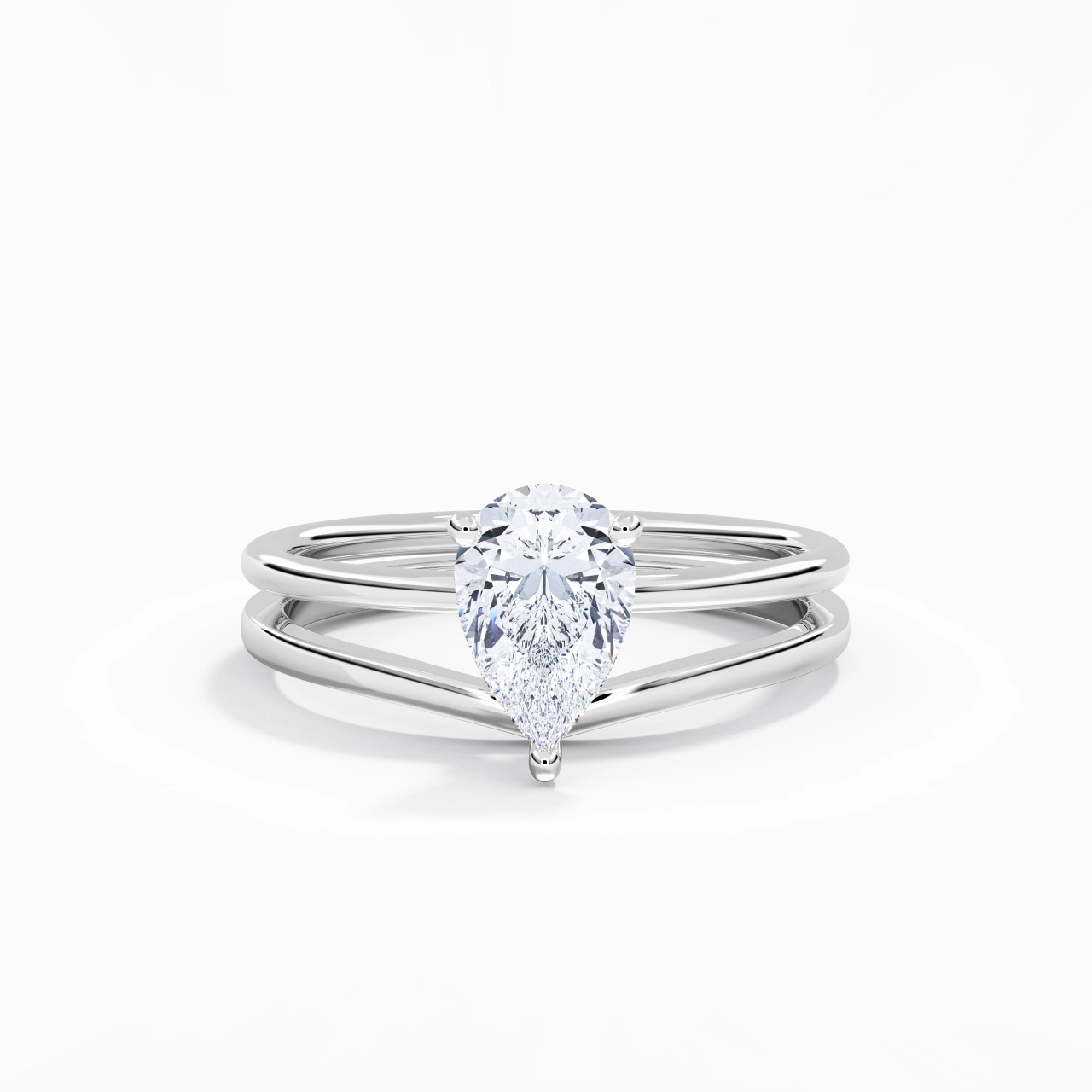 925 Sterling Silver Moissanite Bridal Set