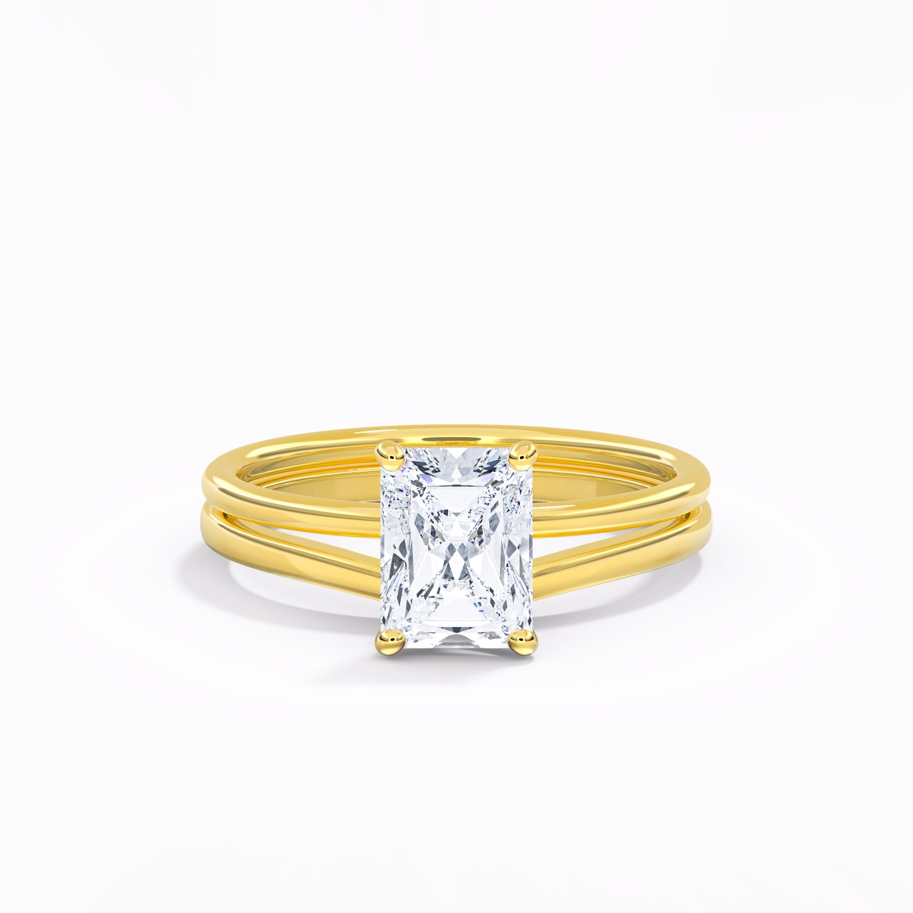 925 Sterling Silver Moissanite Bridal Set