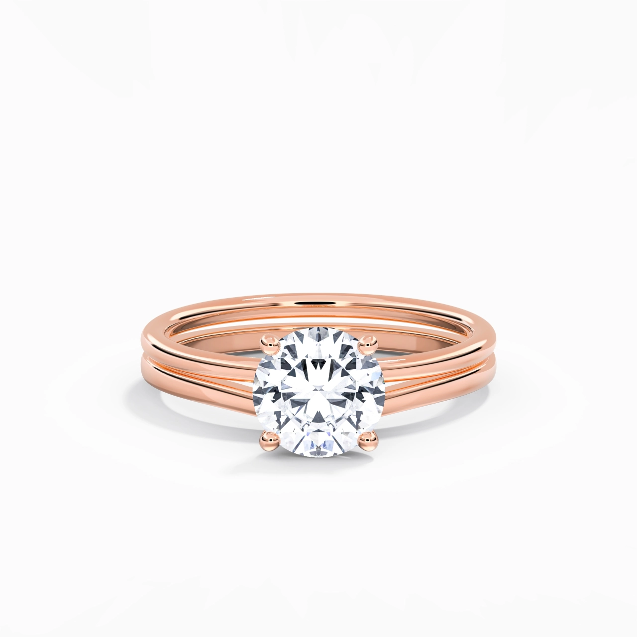 925 Sterling Silver Moissanite Bridal Set