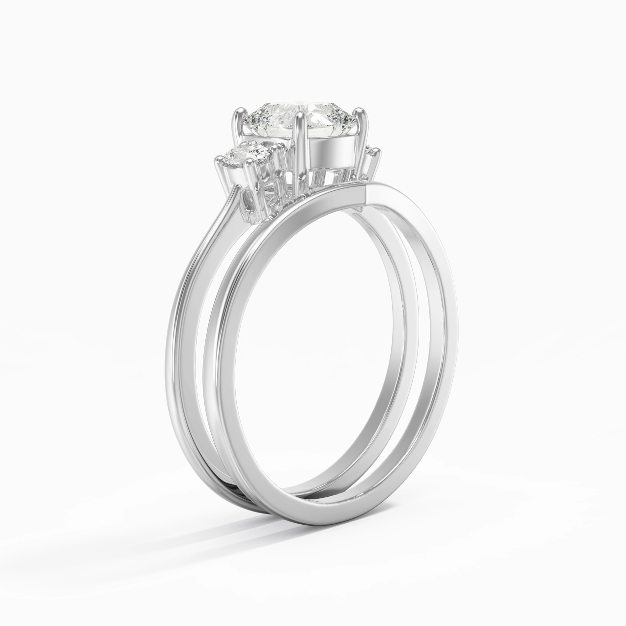 Classic Cushion Cut Bridal Set