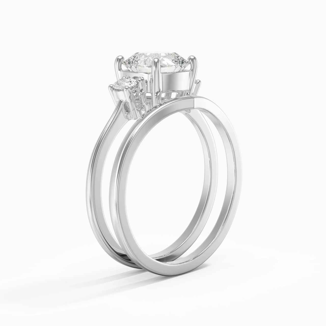 Classic Cushion Cut Bridal Set