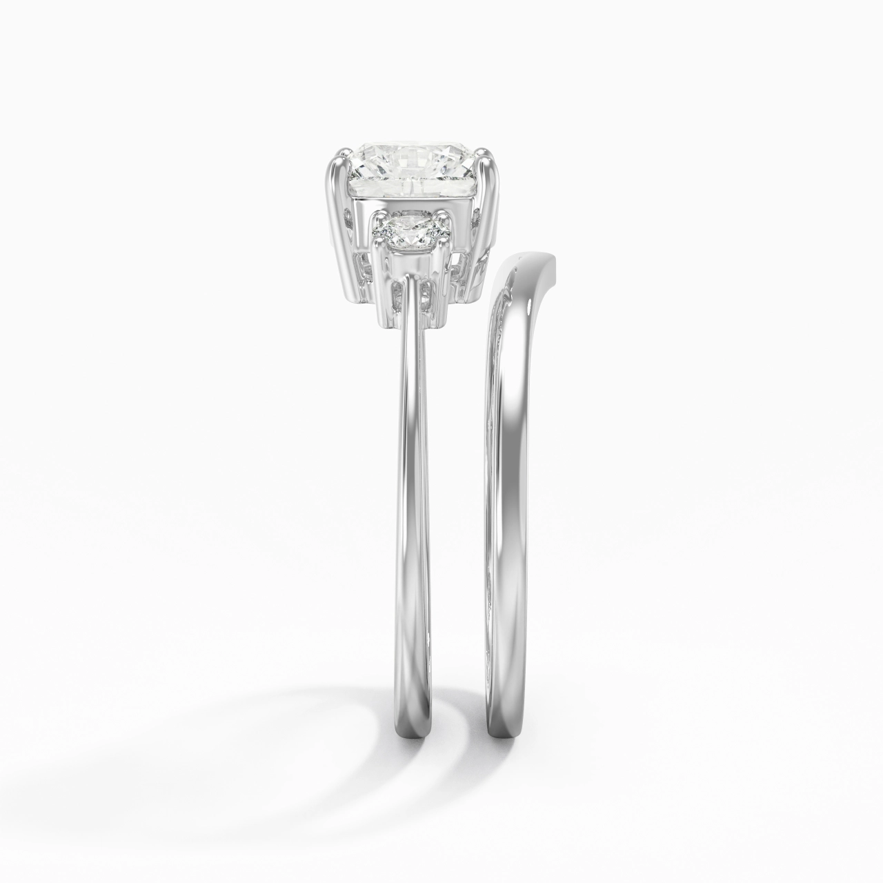 Classic Cushion Cut Bridal Set