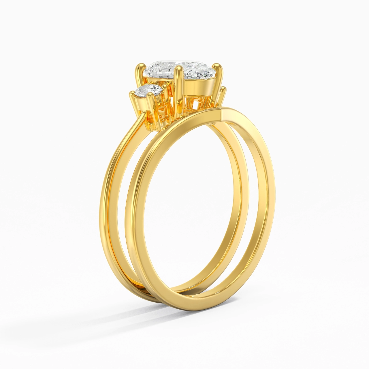 Classic Oval Cut Bridal Set