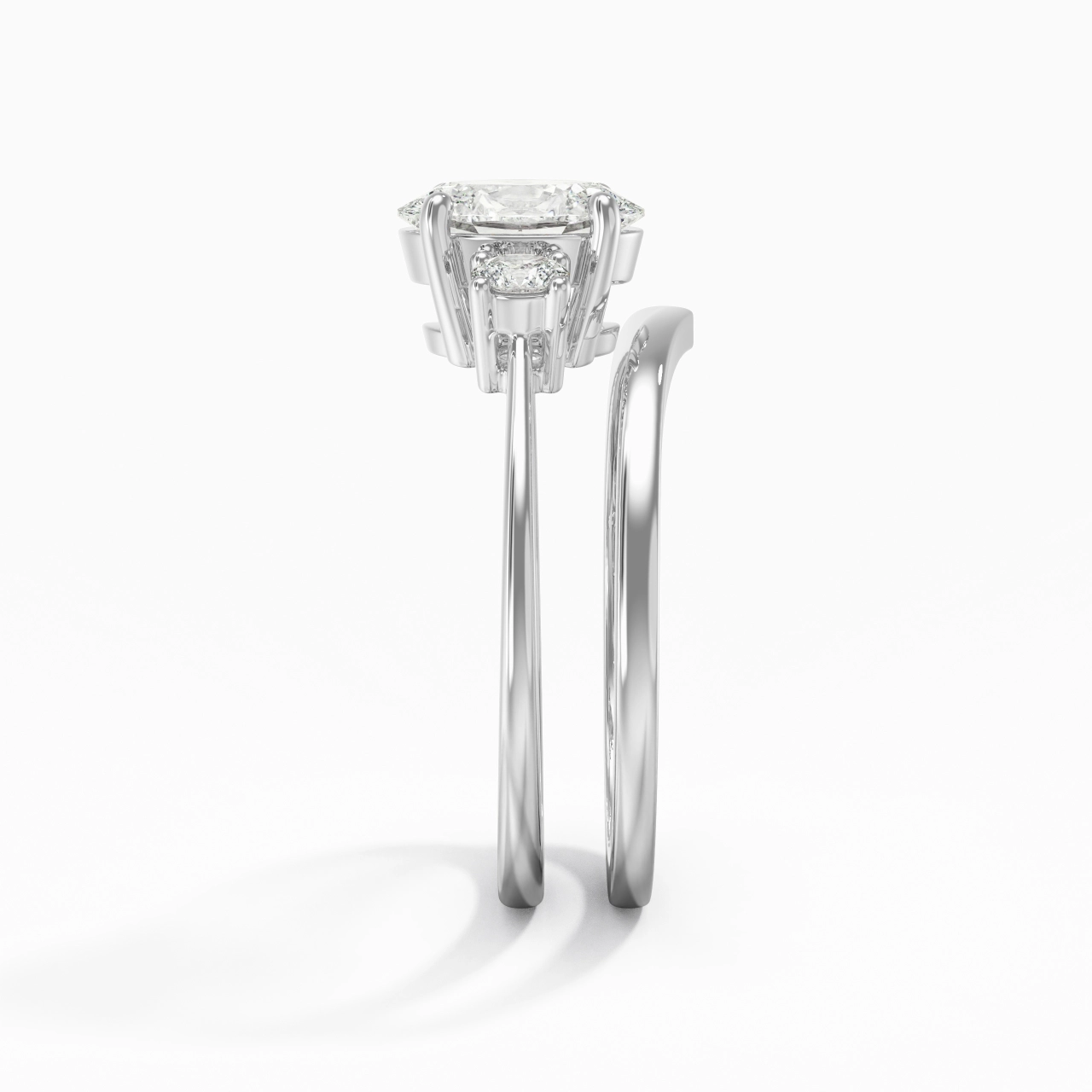 Classic Oval Cut Bridal Set