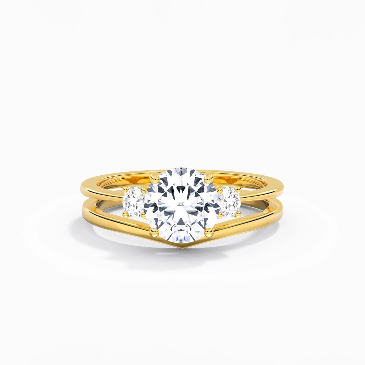 Classic Round Cut Bridal Set