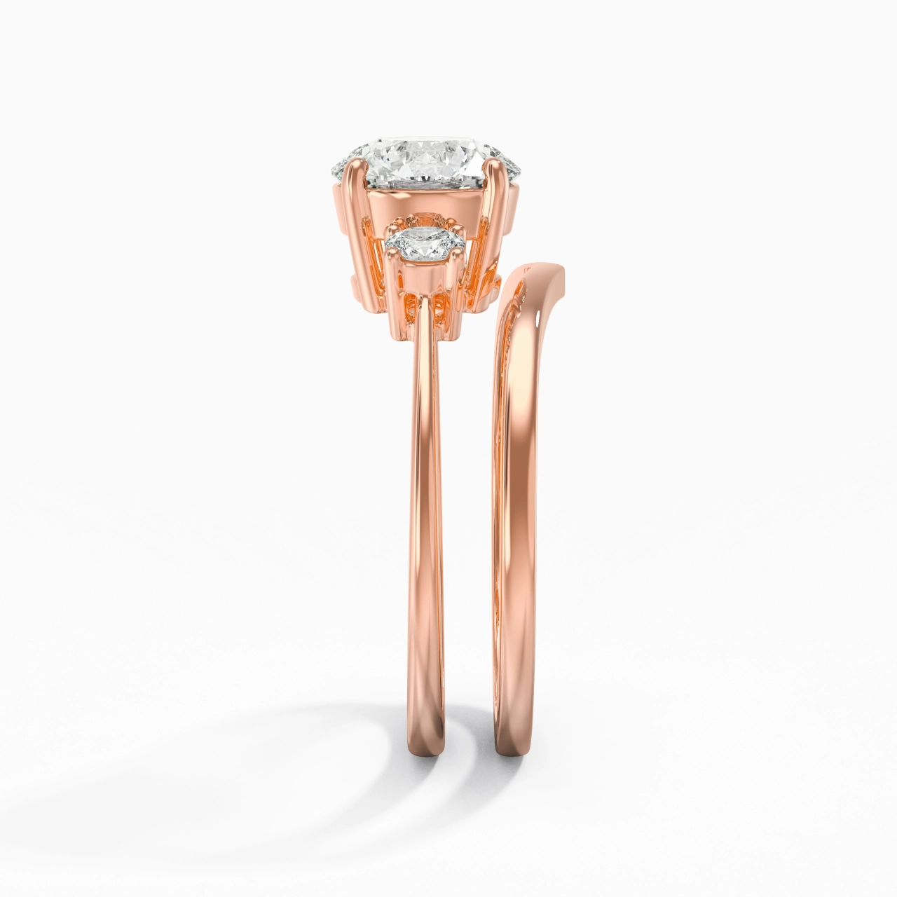 Classic Round Cut Bridal Set