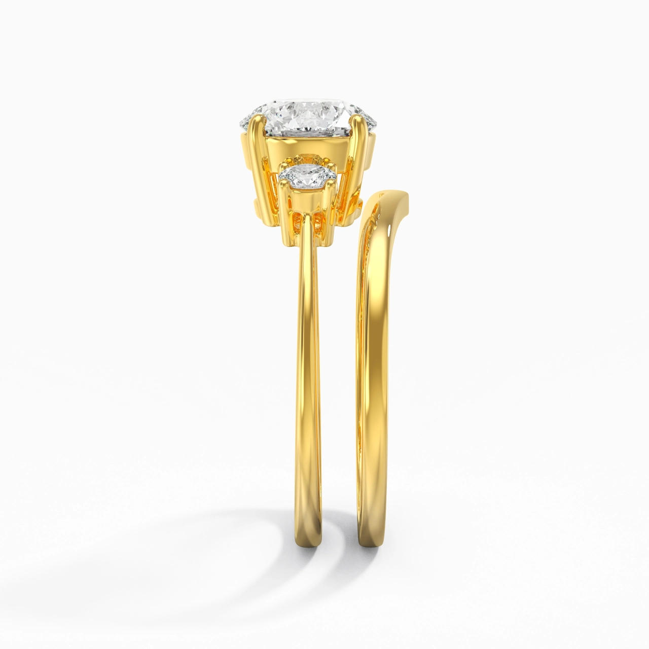 Classic Round Cut Bridal Set