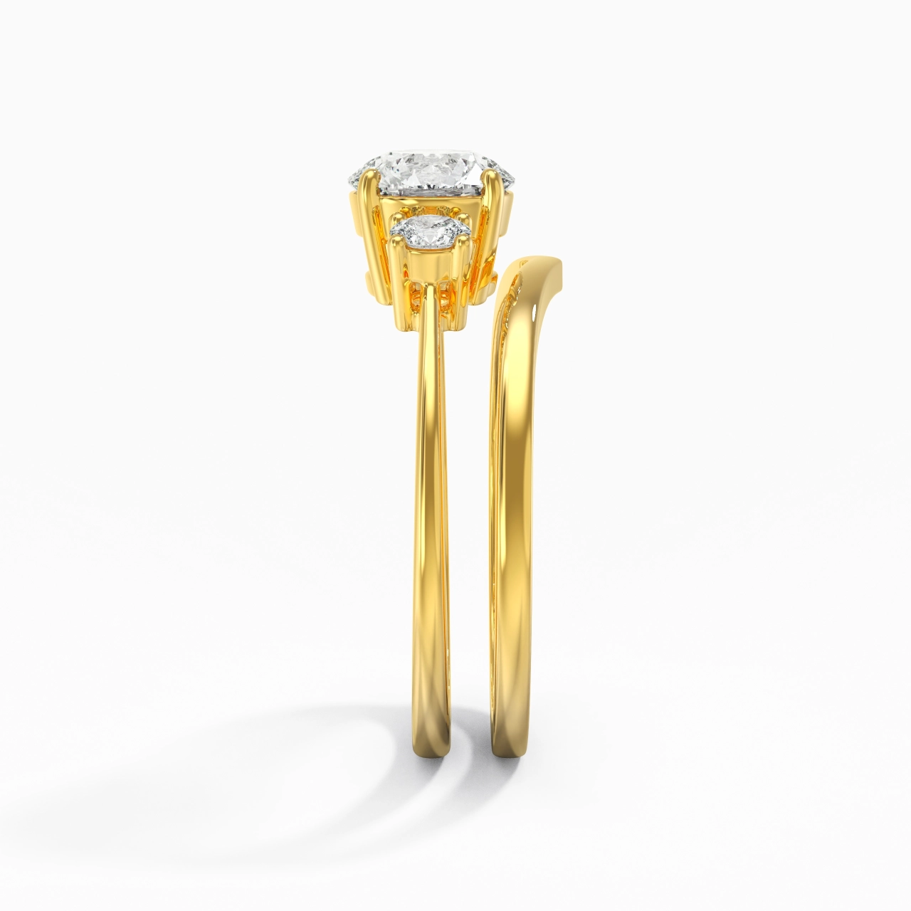 Classic Round Cut Bridal Set