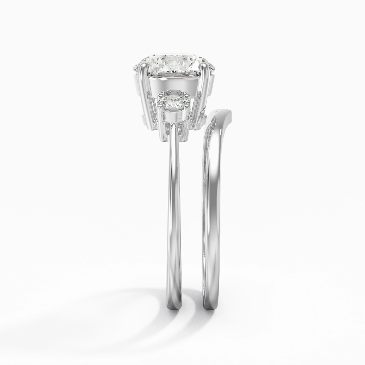 Classic Round Cut Bridal Set