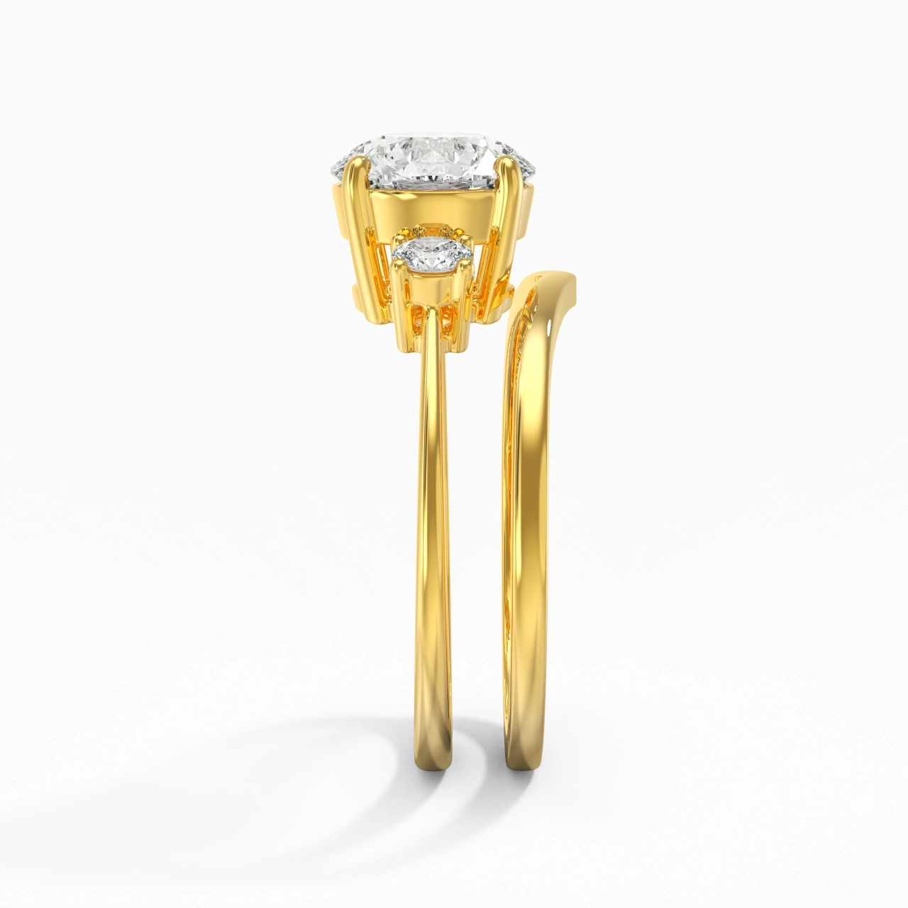Classic Round Cut Bridal Set