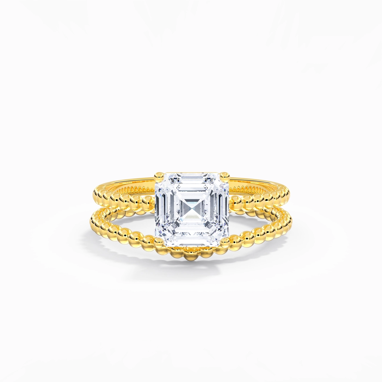 2.00ct Moissanite Wedding Ring Set 14K Gold
