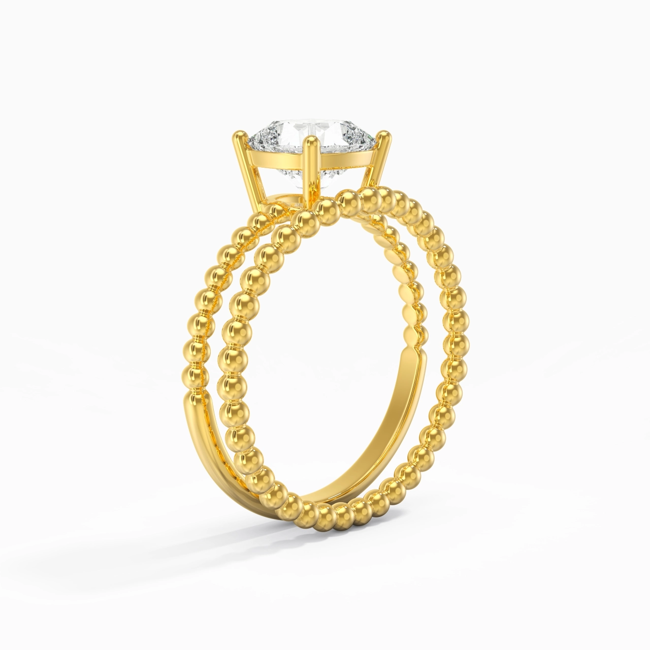 1.50ct Moissanite Wedding Ring Set 14K Gold