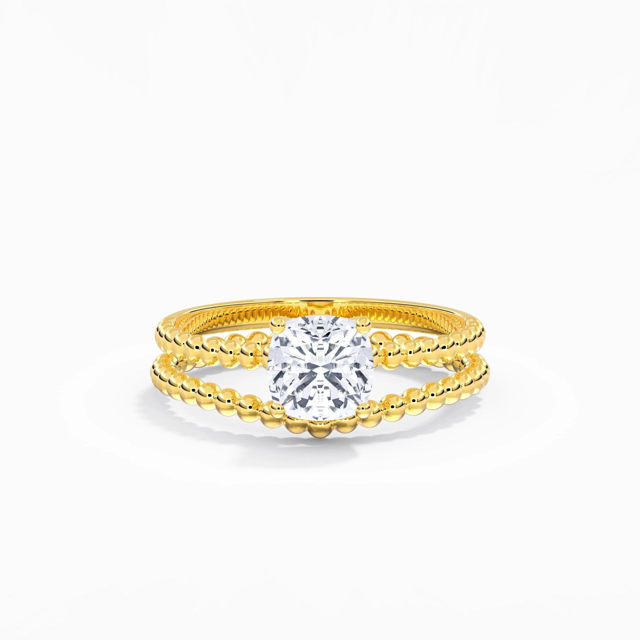 1.00ct Moissanite Wedding Ring Set 14K Gold