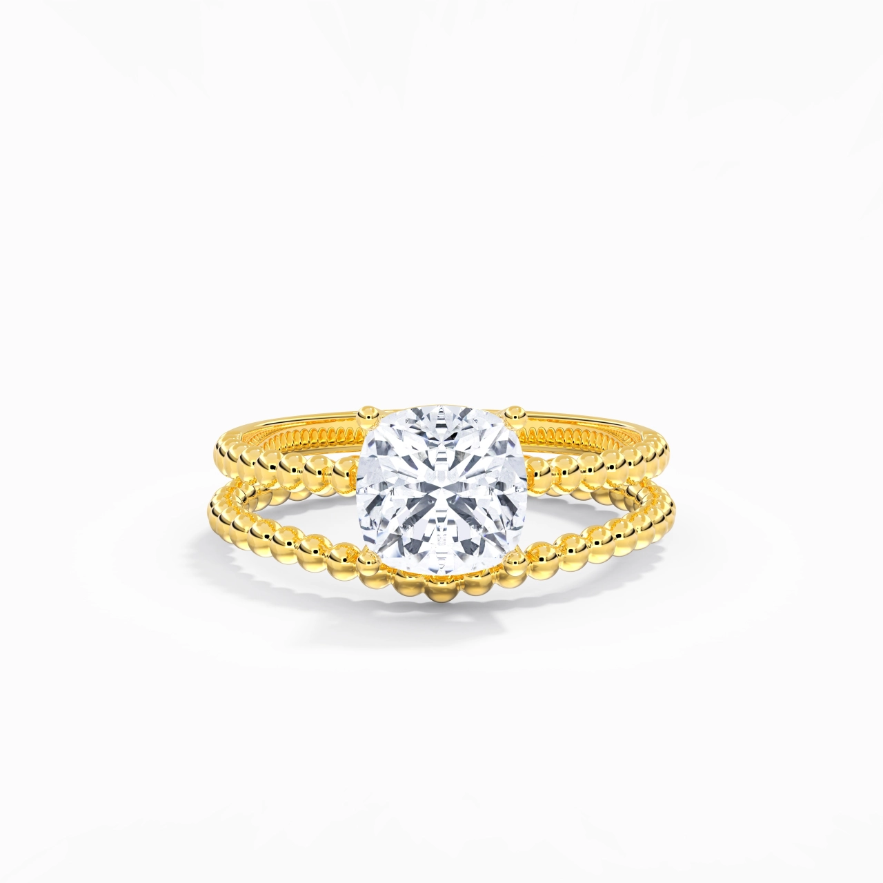 2.00ct Moissanite Wedding Ring Set 14K Gold