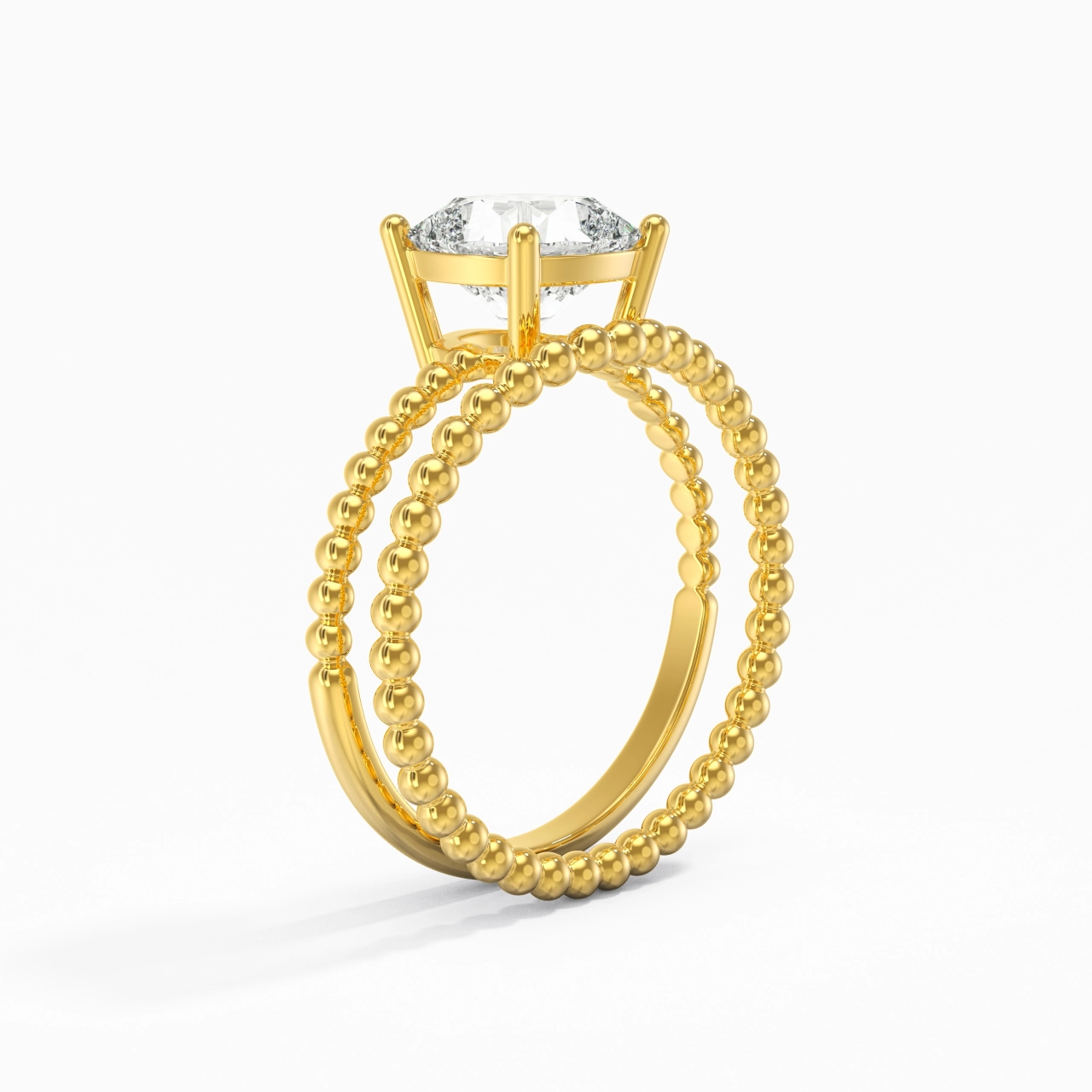 2.00ct Moissanite Wedding Ring Set 14K Gold