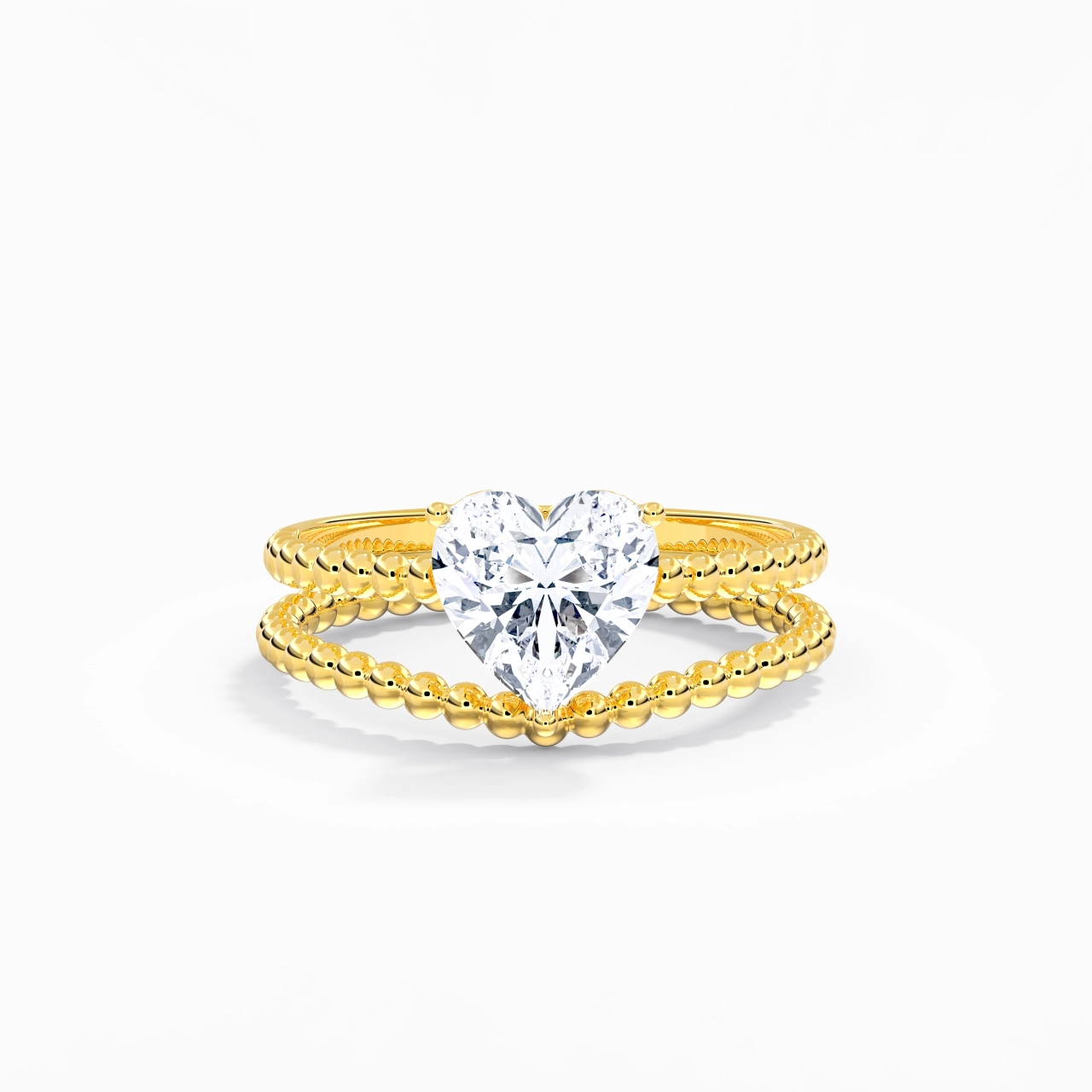 1.50ct Moissanite Wedding Ring Set 14K Gold